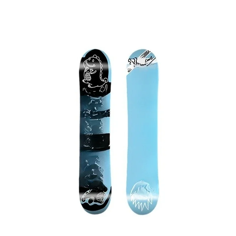Children's Snowboard Youth All-region Flat Flower Snowboard Snow Boots Fixed Board New All-round Ski Equipment