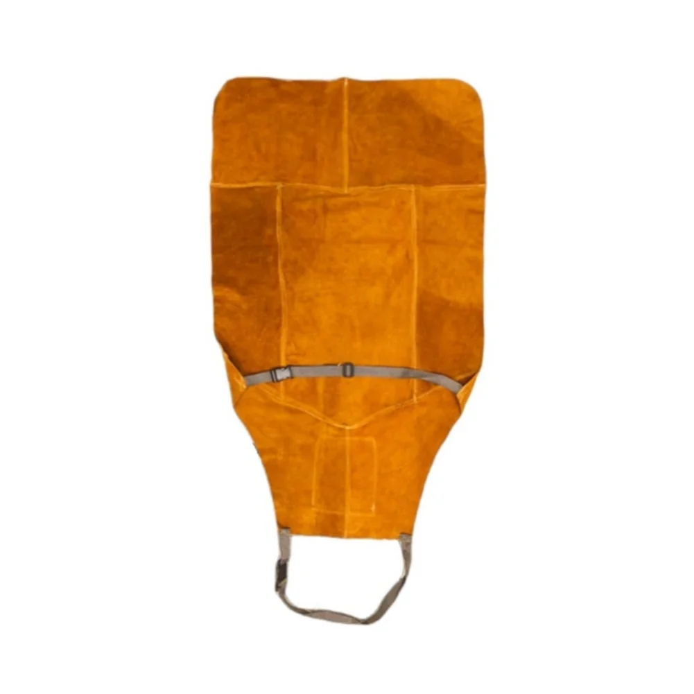 Welding Apron Made of Thickened Cowhide for Heat Protection Flame Resistant for Professional For Welders 105x65cm