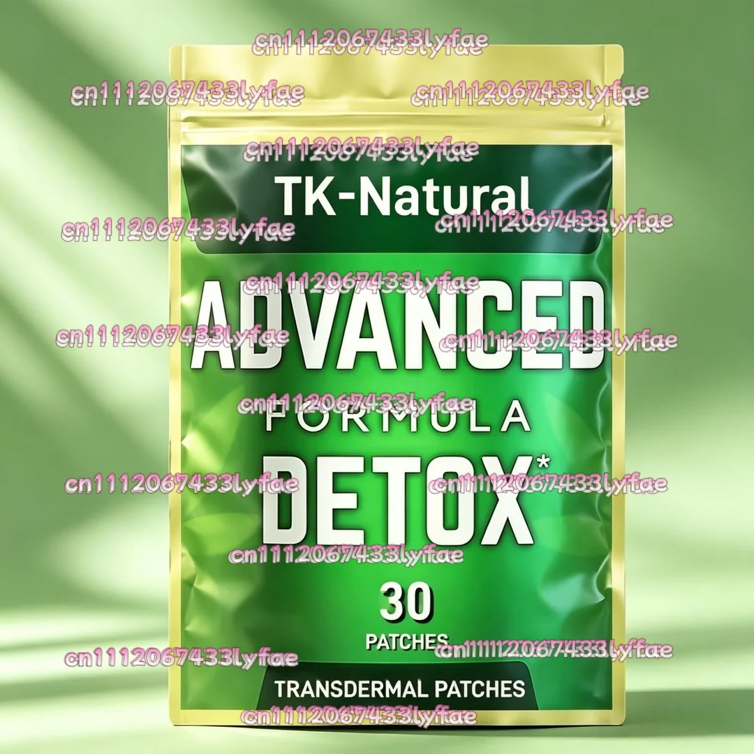 30 Patches Advanced Detox Cleanse Transdermal Patches Natural Detox & Cleanse with Milk Thistle, Licorice Body Cleanse Detox