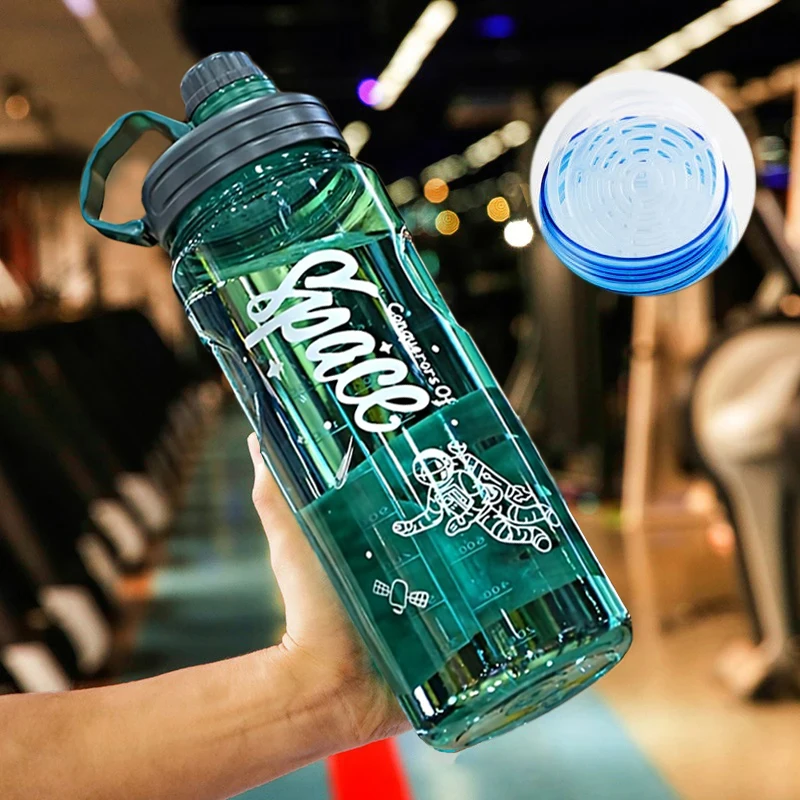 2L 3L Sportwasserflasche mit großem Fassungsvermögen und Filter, umweltfreundlicher Kunststoff-Wasserbecher, tragbare Fitness-Getränkeflasche, Wasserkocher, BPA-frei – Detail 6