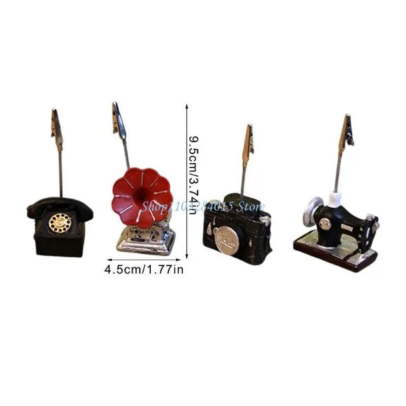 R6FF Antique Fashion Rosin Note Owner Dense Plan Secure Photo Note Grip