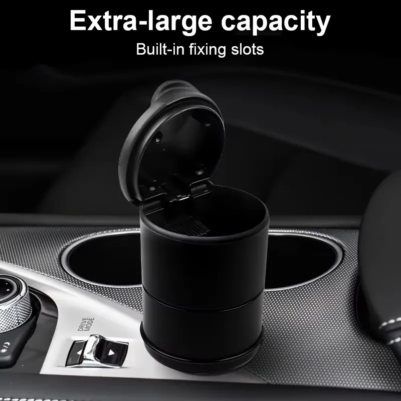 

1/2/3/4/5/6Pcs Car Ashtray Garbage Coin Storage Cup Container Cigar Ash Tray Car Styling Universal Size Car Accessories