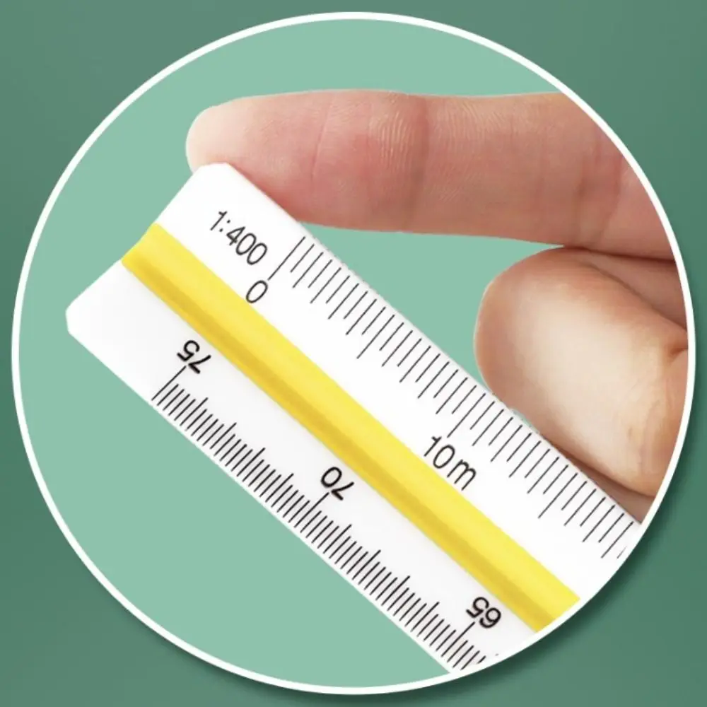 30cm Triangular Scale Ruler Multifunction Drawing Technical Drawing Ruler Measuring Architect Ruler Office