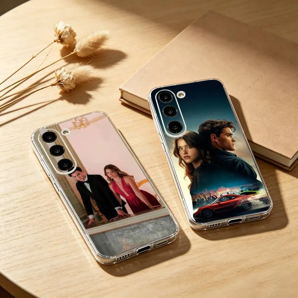 Funda transparente para teléfono Samsung Galaxy A91,80,73,72,71,53,52,32,31,22,21s,20,culpa tuya