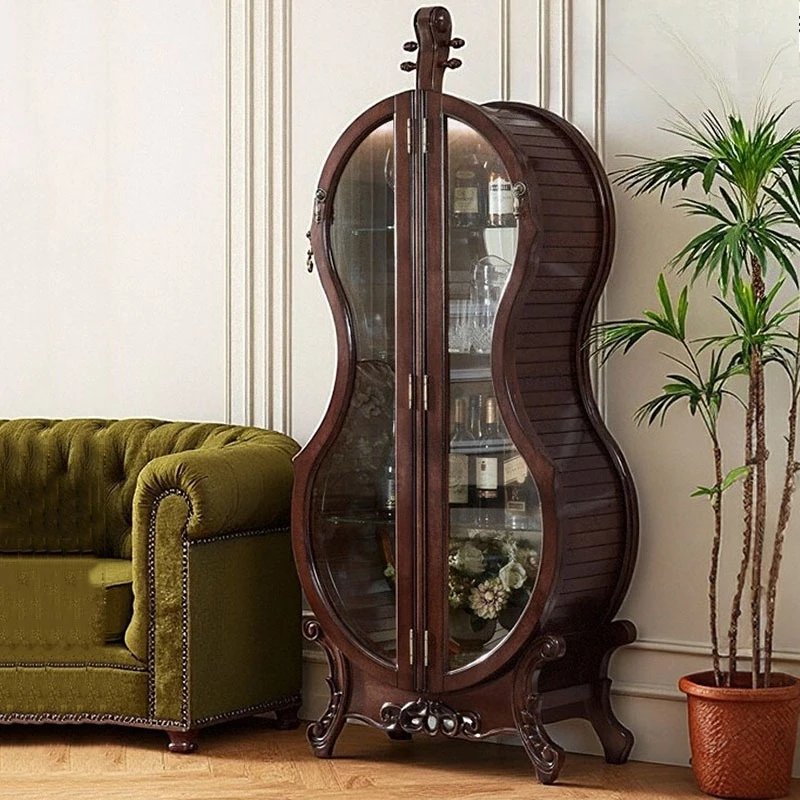 Luxury Modern Cabinets Chinese Style Wooden Big Size Aesthetic Unique Cabinet Funky Meuble De Rangement Postmodern Furniture