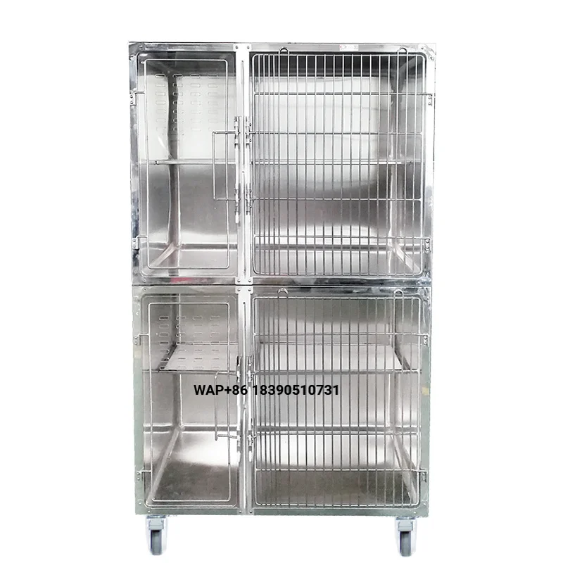 Hospital Medical Equipment Intensive Care Unit Stainless Steel Veterinary Cage Veterinary Oxygen Cage Dog Cat Veterinary Clinic