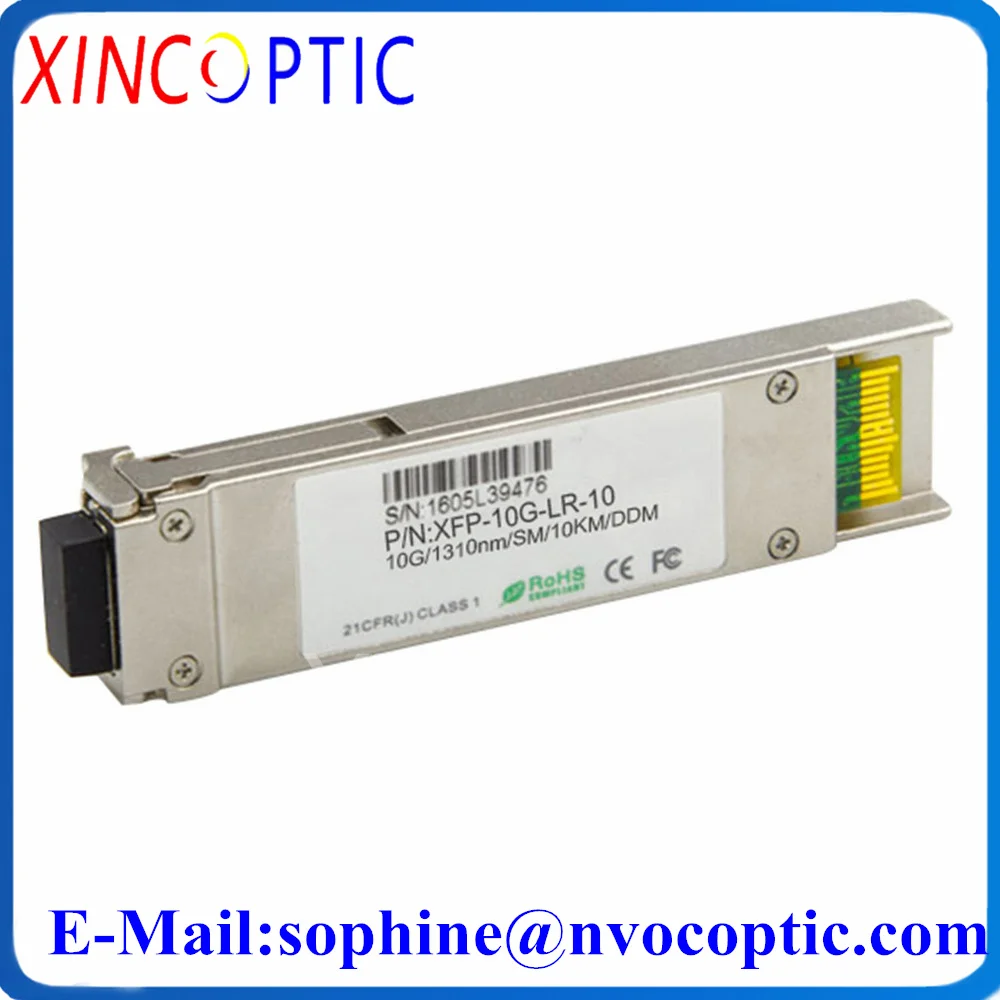 

5Pcs 10Gb/s 1310nm XFP 10Km XFP-LR Module,XFP-10G-LR Duplex LC Connector Fiber Transceiver with DDM