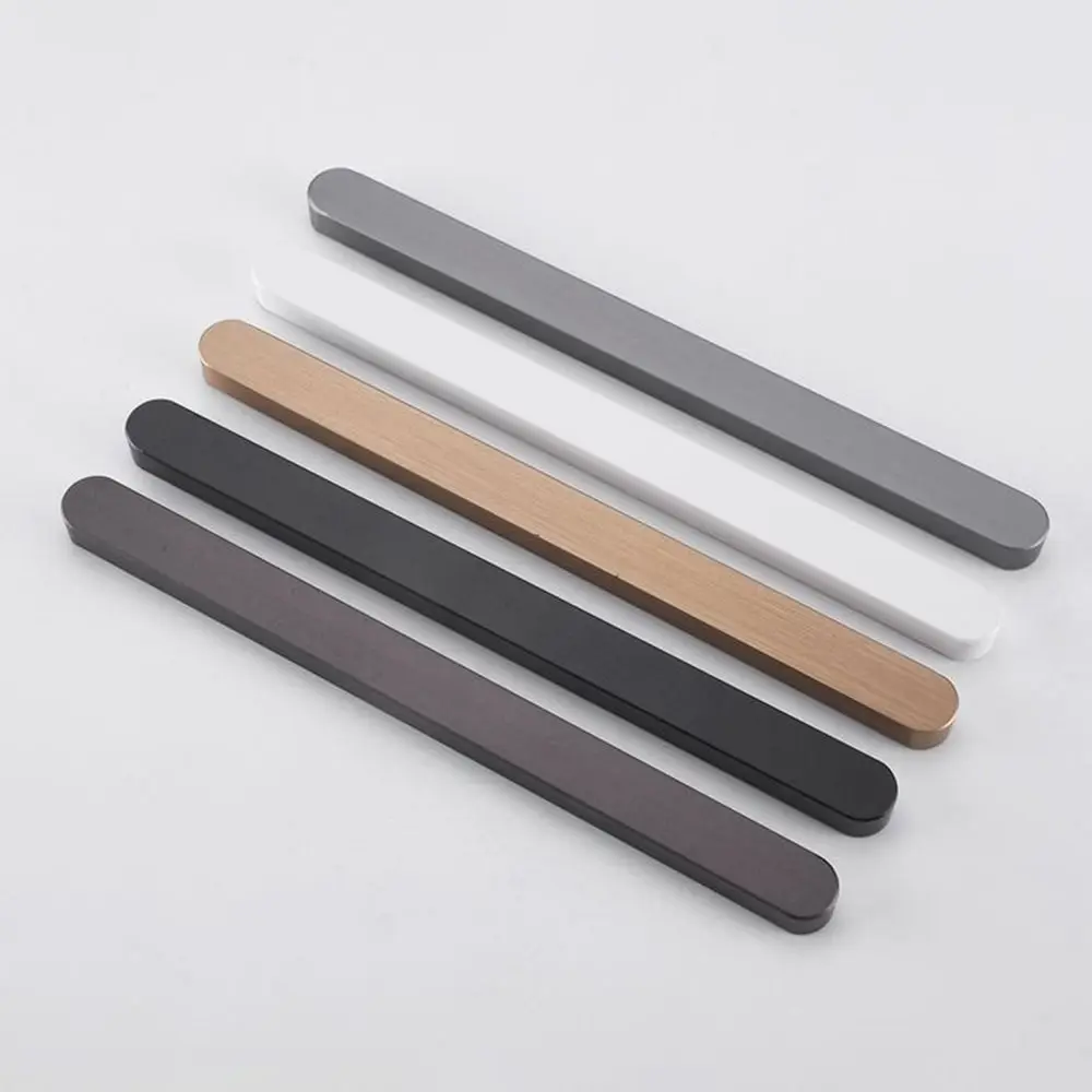 Self-adhesive Stick On Sliding Door Handles Aluminium Alloy Punch-free Cabinet Handles 7 Inch Multifunctional Adhesive Handles