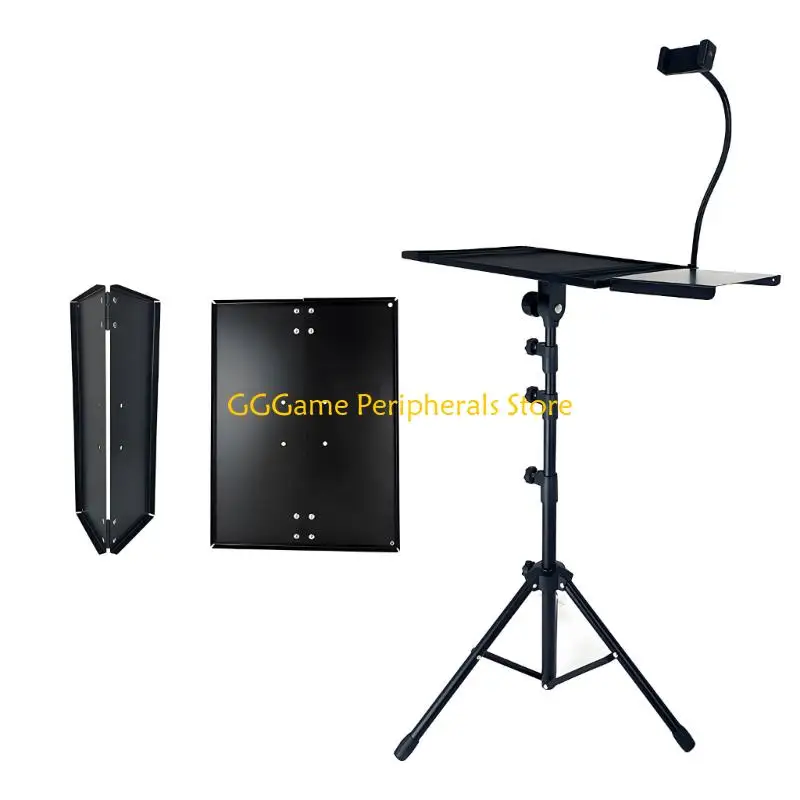 

U55B Multipurpose Adjustable Projection Stand Foldable Metal Frame 22lbs Capacity