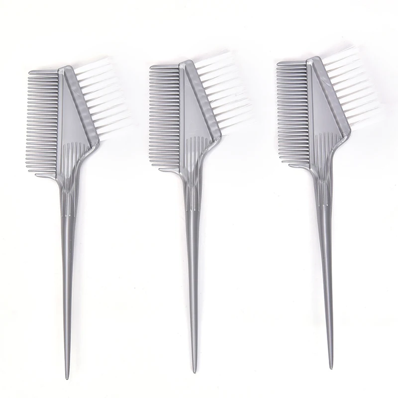 

1 шт. Серые кисти-расчески для окрашивания волос, инструменты для парикмахерских и салонов красоты, для тонирования и укладки волос