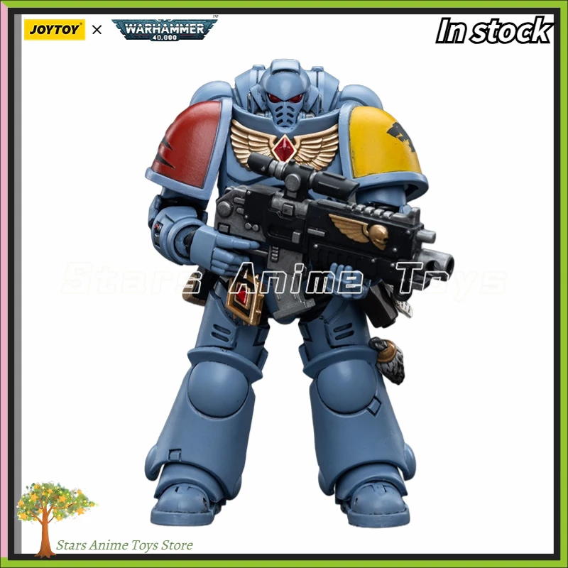 Original JOYTOY 1/18 Actionfigur Warhammer 40000 Space Wolves Intercessors Modellsammlung Geschenkspielzeug