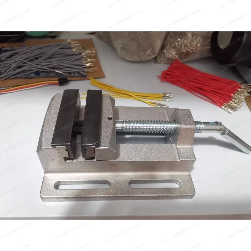 Precision Universal Vise Wrench Double Fine-tuning Industrial Heavy-duty Flat-mouth Vise Workbench Table Clamp