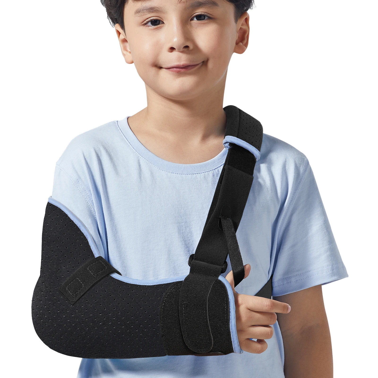 

VELPEAU Kids Arm Sling Medical for Forearm Fixation and Postoperative Care, Breathable Shoulder Sling Support for Children