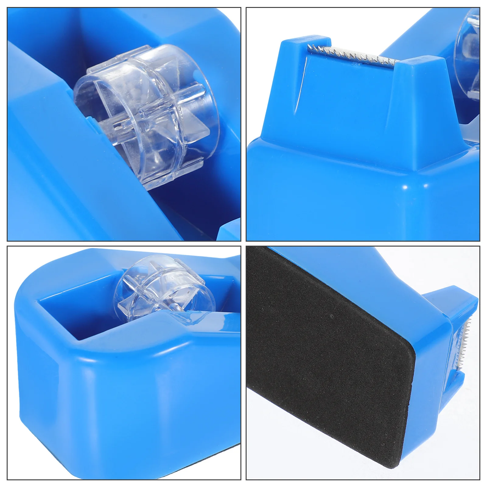 

Desk Tape Dispenser Non-Skid Tape Cutter Holder Portable Desktop Stand Office Supplies Organizer Tapes Dispenser