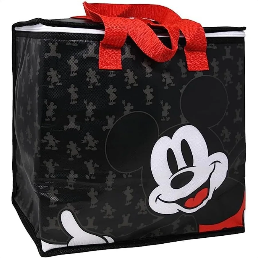 

Insulated Zipper Bag Food Delivery Bag Grocery Shopping Bag Durable Collapsible Sturdy Zipper Reusable and Sustainable