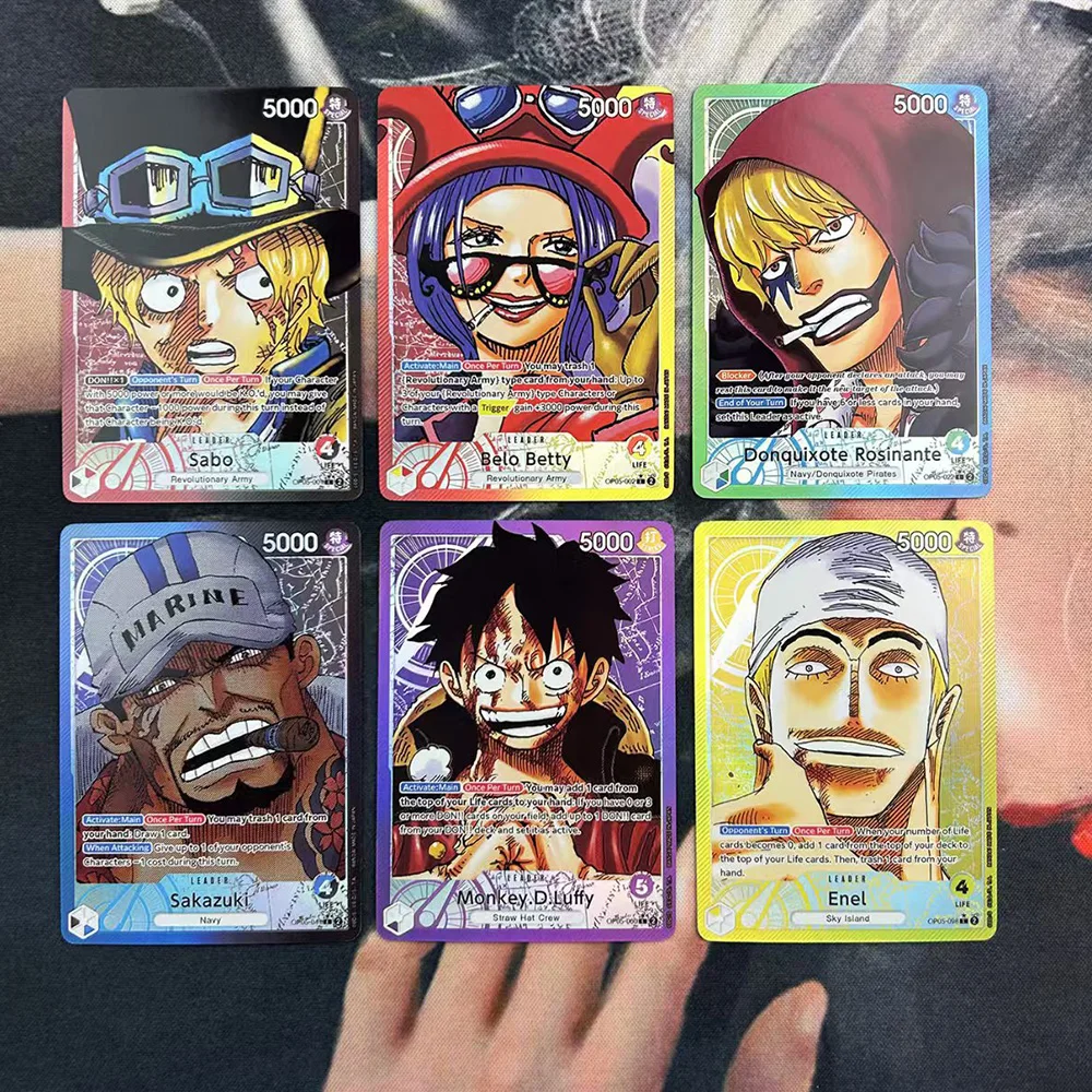 ONE PIECE Anime characters ami Trafalgar D Water Law DIY Homemade Collection card Christmas birthday gift Game toys