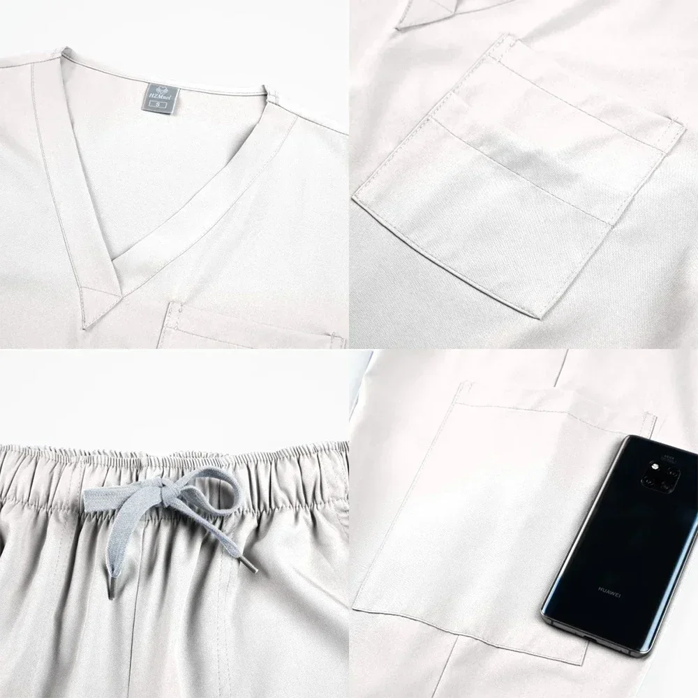 Multicolor Pet Grooming Working Clothes Beauty Salon Lab Workwear Nursing Uniforms Pet Clinic Veterinary Scrub Uniform Wholesale