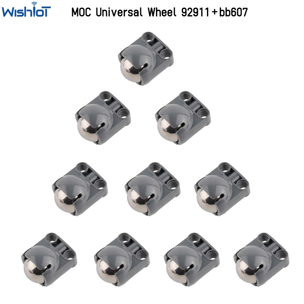 Technical Universal Wheel 92911 bb607 Stainles Steel Ball Compatible with legoed Robot EV3 6023956 4610380 99948 MOC PF Parts