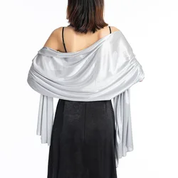 Elegant Silky Evening Dresses Shawls for Women Wedding Party Shawl Bride Bridesmaid Boleros Shrugs Banquet Capes Wraps