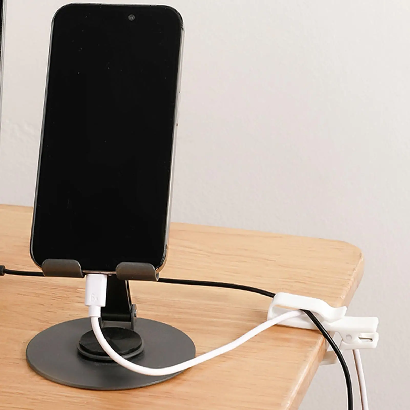 Cable Management Clips 3 Pieces Silicone Wire Holder Cord Organizer Clips For Home Desk Nightstand Table Bedside Bedroom Living
