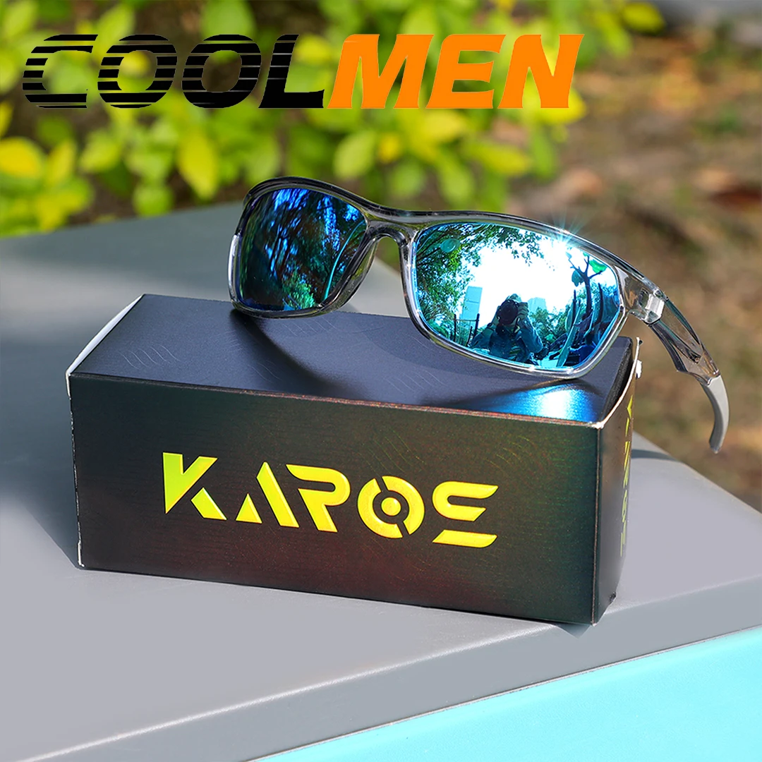 COOLMEN Retro Vintage Polarized Fishing Sunglasses For Men Women UV400 Sun Glasses Outdoor Driving Hiking Baseball Eyewear