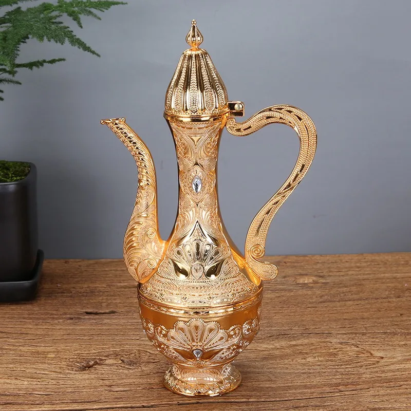 Baijiu Cup and Kettle Set Creative Household European Wine Set Metal Wine Pot Wine Divider High-end Wine Pot