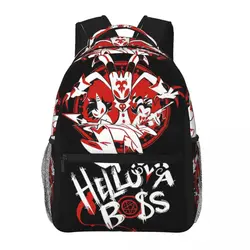 Hazbin-Hotel - Helluva Boss For Girls Boys Large Capacity Student Backpack Lightweight waterproof Backpack 16in