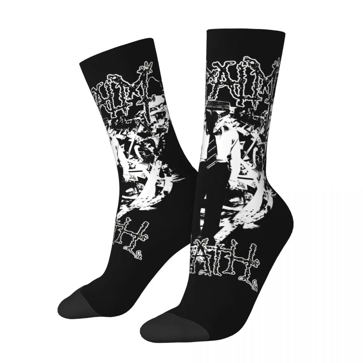 Hip Hop Vintage Adorable Crazy Men's compression Socks Unisex Napalm Death Harajuku Pattern Printed Funny Novelty Happy Crew