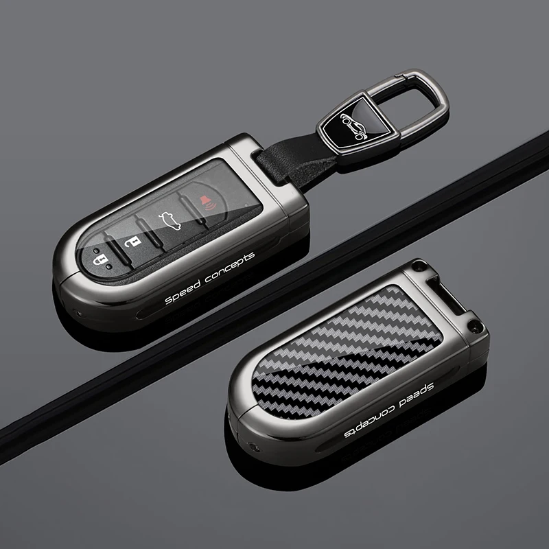 Funda de metal para llave de coche Toyota ROOMY Tank Passo Roomie, para Daihatsu LA600S LA610S LA150S, aleación de zinc Tanto Move