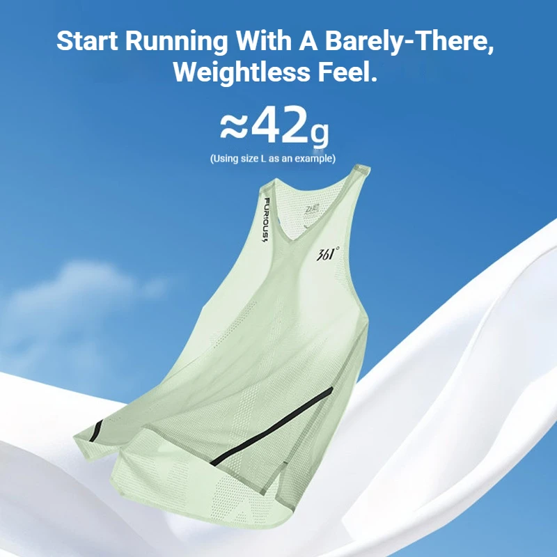 361 Degrees Furious Men Sports Vest Light Slim Fit Fast-drying Breathable Training Marathon Running Workout Sleeveless 652622502 view 4