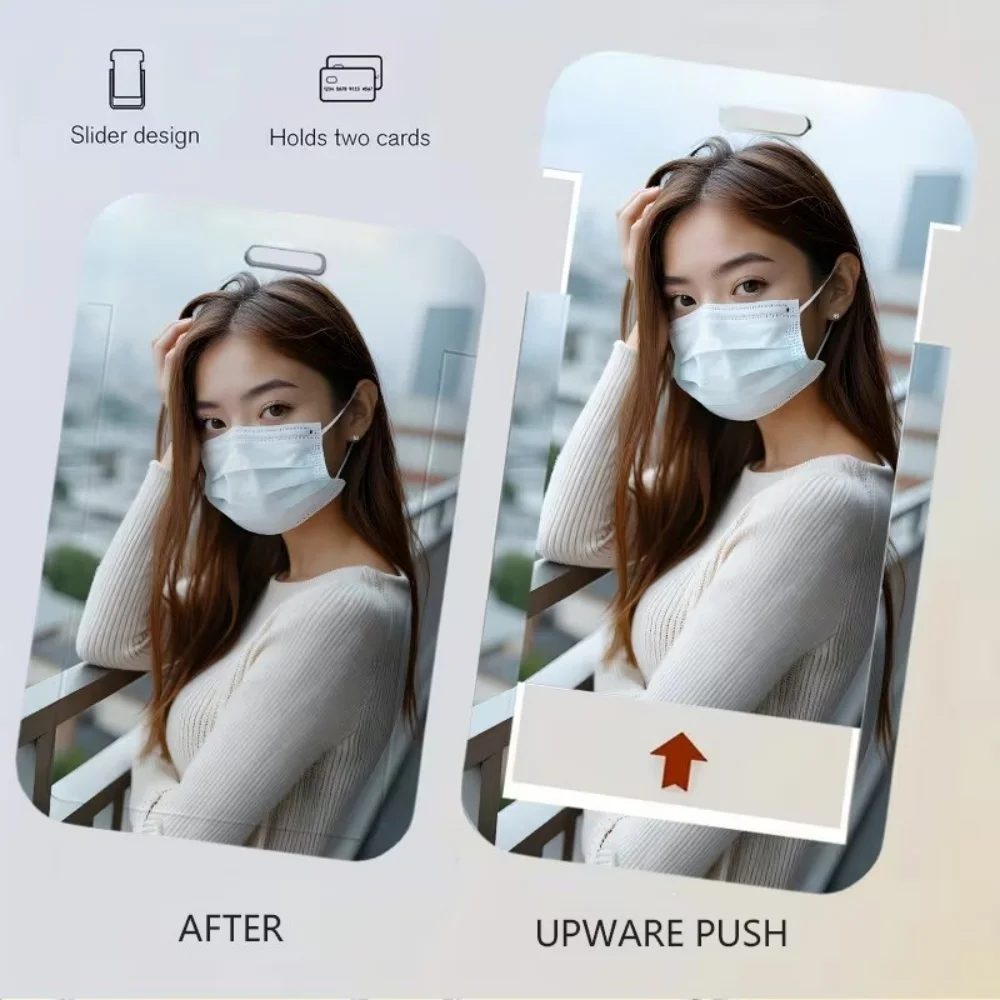 Bulk Order DIY Personalized Photos Card Cover With Braided Lanyard For School Company Group Purchase Campus Work Badge Protector