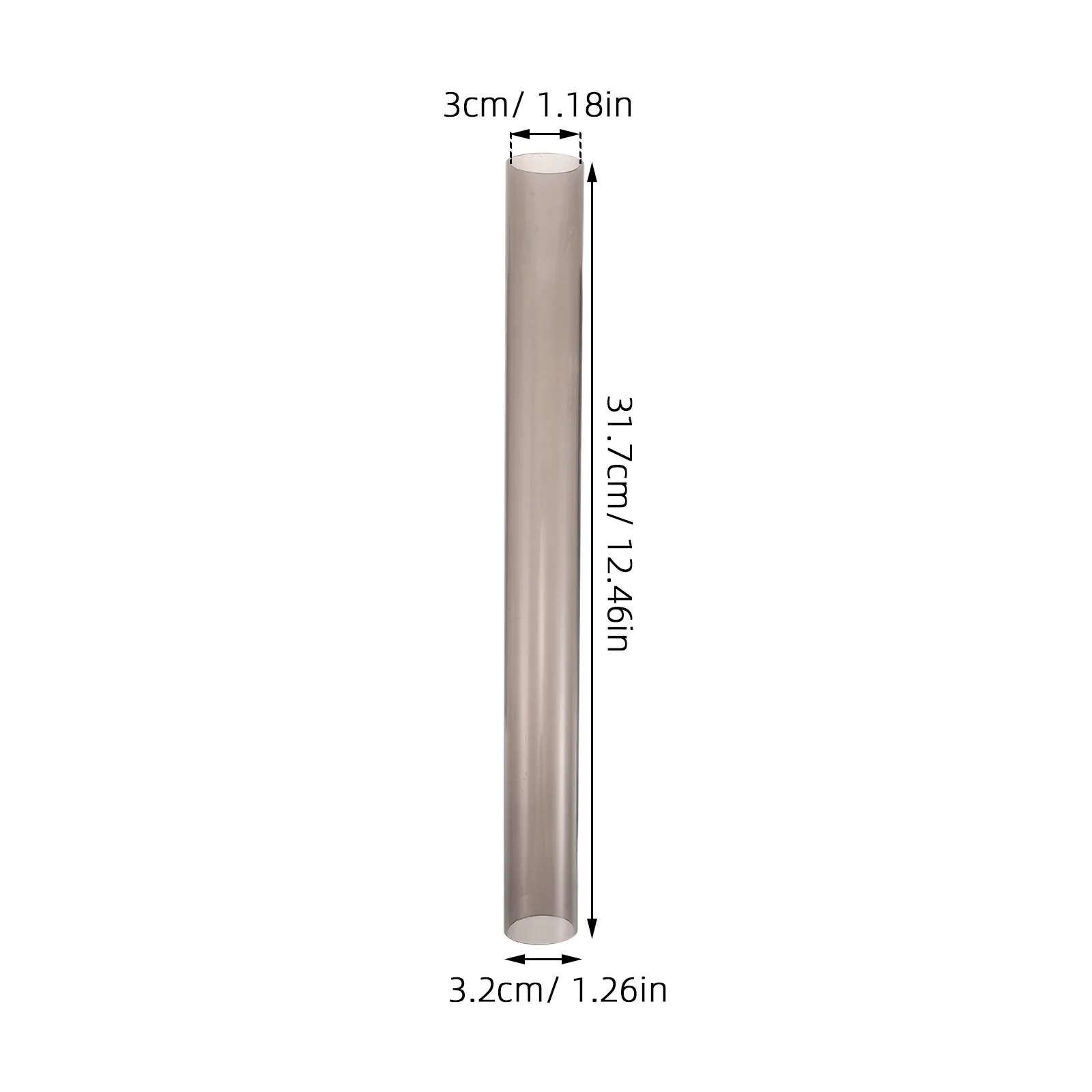 Plastic Facial Steamer Cold Tube Replacement Part 31.7cm Leakproof Steamer Cold Spray Pipe for Salon Facial Steaming Device Home