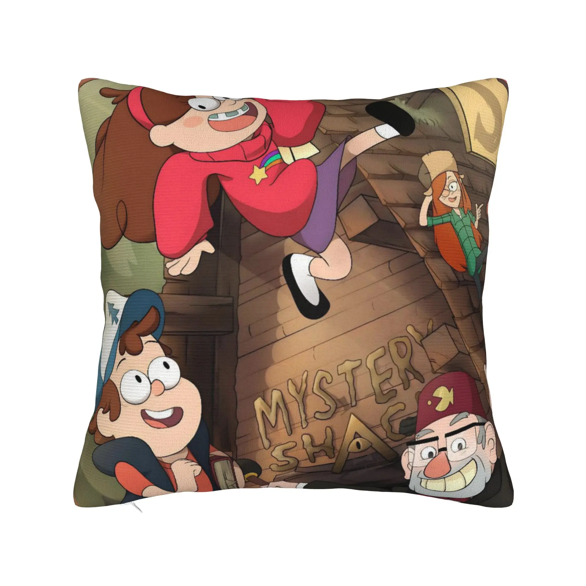 Decorative Pillow Covers G-Gravity Falls Merch Living Room  Pillow Case Cover Zipper Multi Size