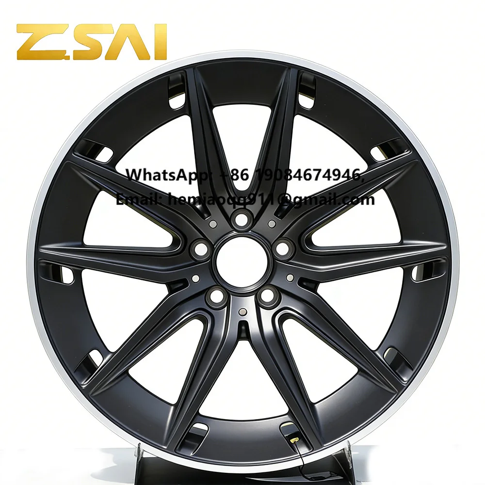 

New Condition Aluminum Alloy Automobile Wheels 19 Inch Silver Multi Spoke for E38/E39/E60/E36/F30/F10 Models