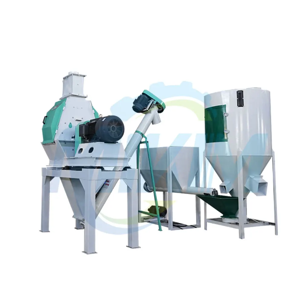 Factory Supply 3t/h Cattle and sheep ruminant animal feed pellet granulator Alfalfa Grass Hemp animal feed Ring Die Pellet Mill