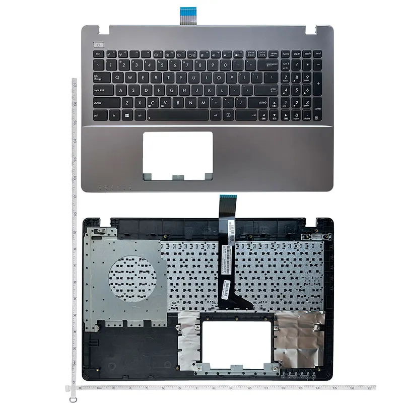 Imagem -04 - Capa para Teclado de Laptop Nova Capa Superior para Teclado Asus X550c K550 A550c A550vb Y581c X550 K550jk Fx50j Y581cl X552w W50j