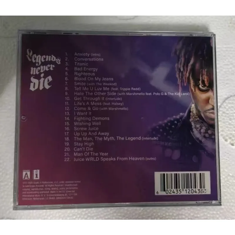 

Поп-музыка: CD-альбомы Juice WRLD, оригинальные саундтреки для автомобиля, музыкальные учебные пособия, коллекционные предметы и сувениры
