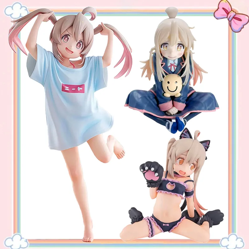 

3 вида аниме-фигурок Onii-Chan Wa Oshimai: Ояма Махиро в сидячей позе, коллекционные ПВХ-модели, игрушки для декора стола