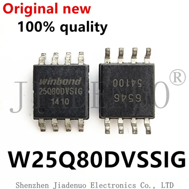 (5-10pcs)100% original New W25Q80DVSSIG 25Q80DVSIG SOP-8 Chipset