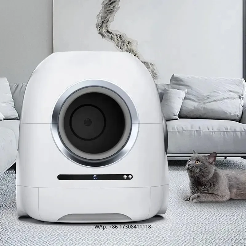 

Smart cat sandbox automatic fast self-cleaning big cat toilet automatic app remote control automatic cat sandbox pet