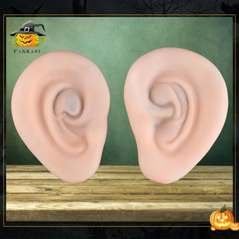 2Pcs/Pair Halloween Fake for Giant Big Round Ears Party Props Cosplay Cost