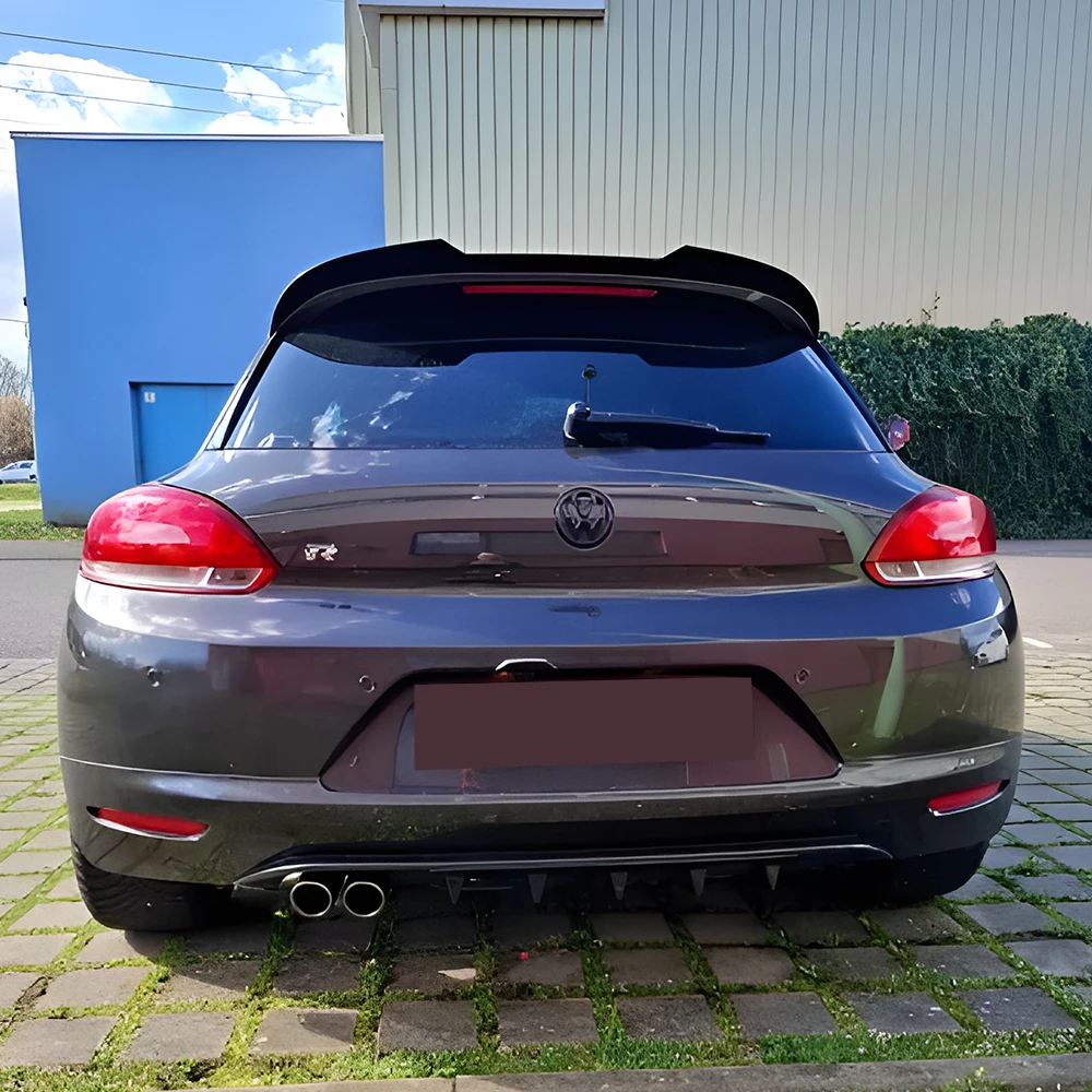 

For Volkswagen Scirocco Mk3 Standard Pre-Facelift 2008 2009 2010 2011-2014 Car Rear Spoiler Caps Splitter Roof Wing Bodykits
