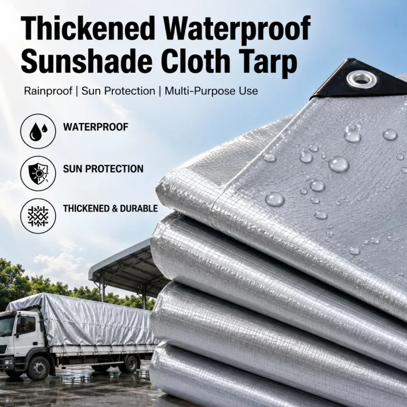 Thickened Thickened Waterproof Sunshade Cloth Tarp Rainproof Clot For Outdoor Carport Truck Rainproof Sun Protection Agricultural Farm Use - Aliexpress Deal