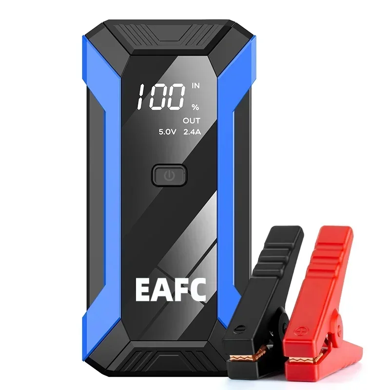 EAFC Rozrusznik Samochodowy Power Bank Prąd Szczytowy 1200A/2000A Przenośny Booster Samochodowy Awaryjna Ładowarka Akumulatora Urządzenie Rozruchowe 12V — 2