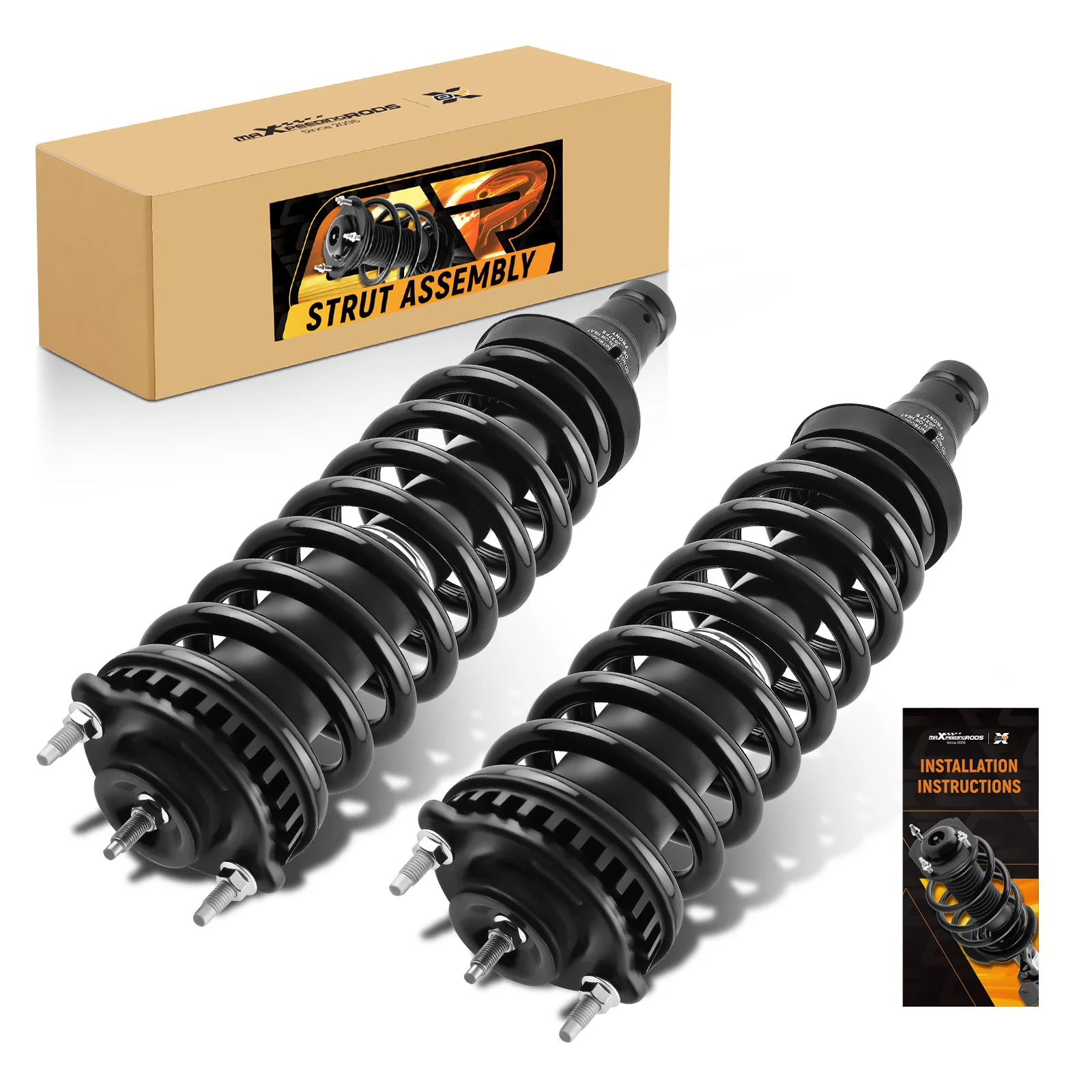 

Pair Front Shock Struts For Chevrolet Trailblazer GMC Envoy Buick Saab