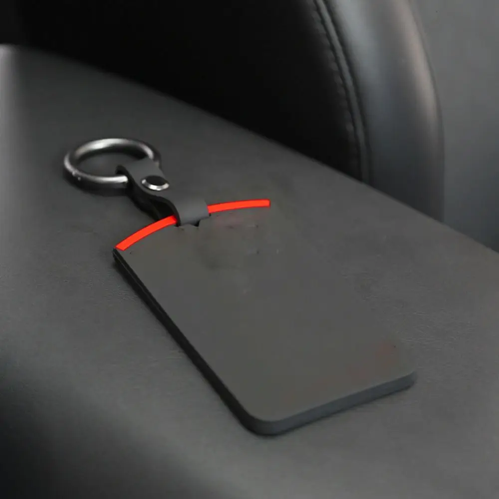 Silicone Key Card Case Cover Key Protector Holder Car Key Case KeyChain Full Protection Car Key Card for Tesla Model Y/3