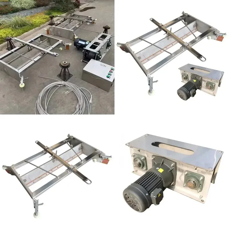 Automatic Poultry Farm Manure Cleaner Scraper System