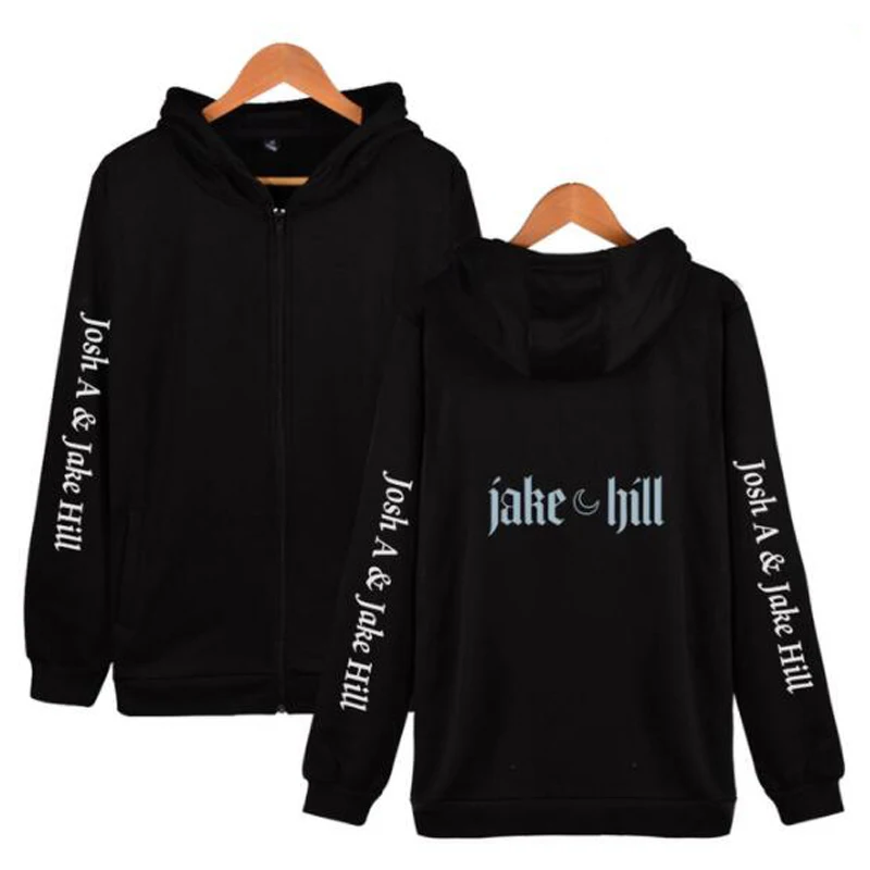 

Josh A & Jake Hill Zipper Hoodies Women Men Fashion Prints Long Sleeve Hooded Sweatshirt Hot Sale Casual Streetwear Clothes