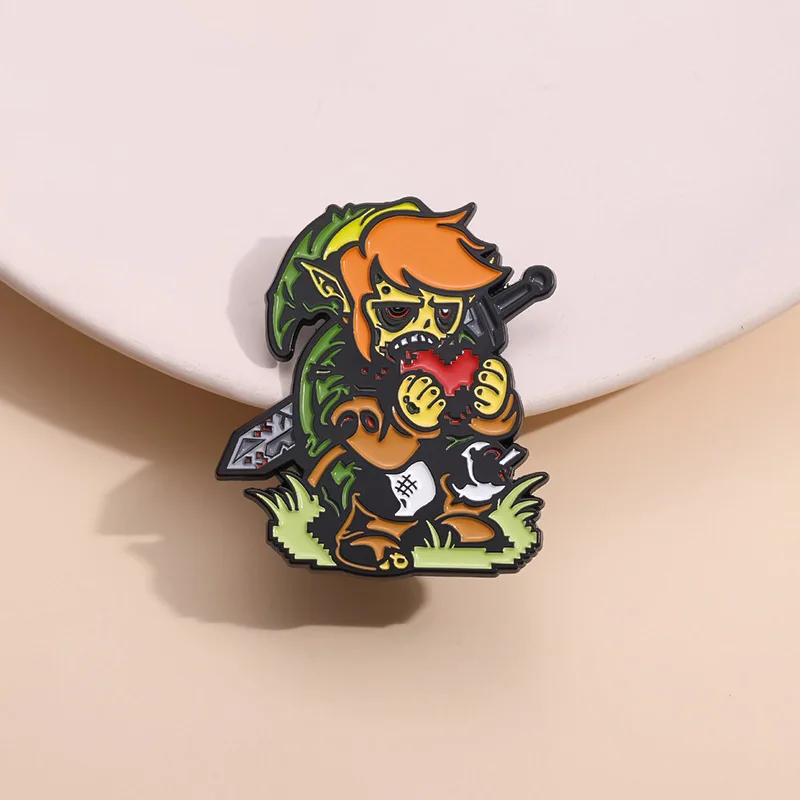 Halloween Brooch Horror Goblin Metal Badge Small Accessories Wholesale Brooches for Clothing Bag Pins and Badges Backpack Pin