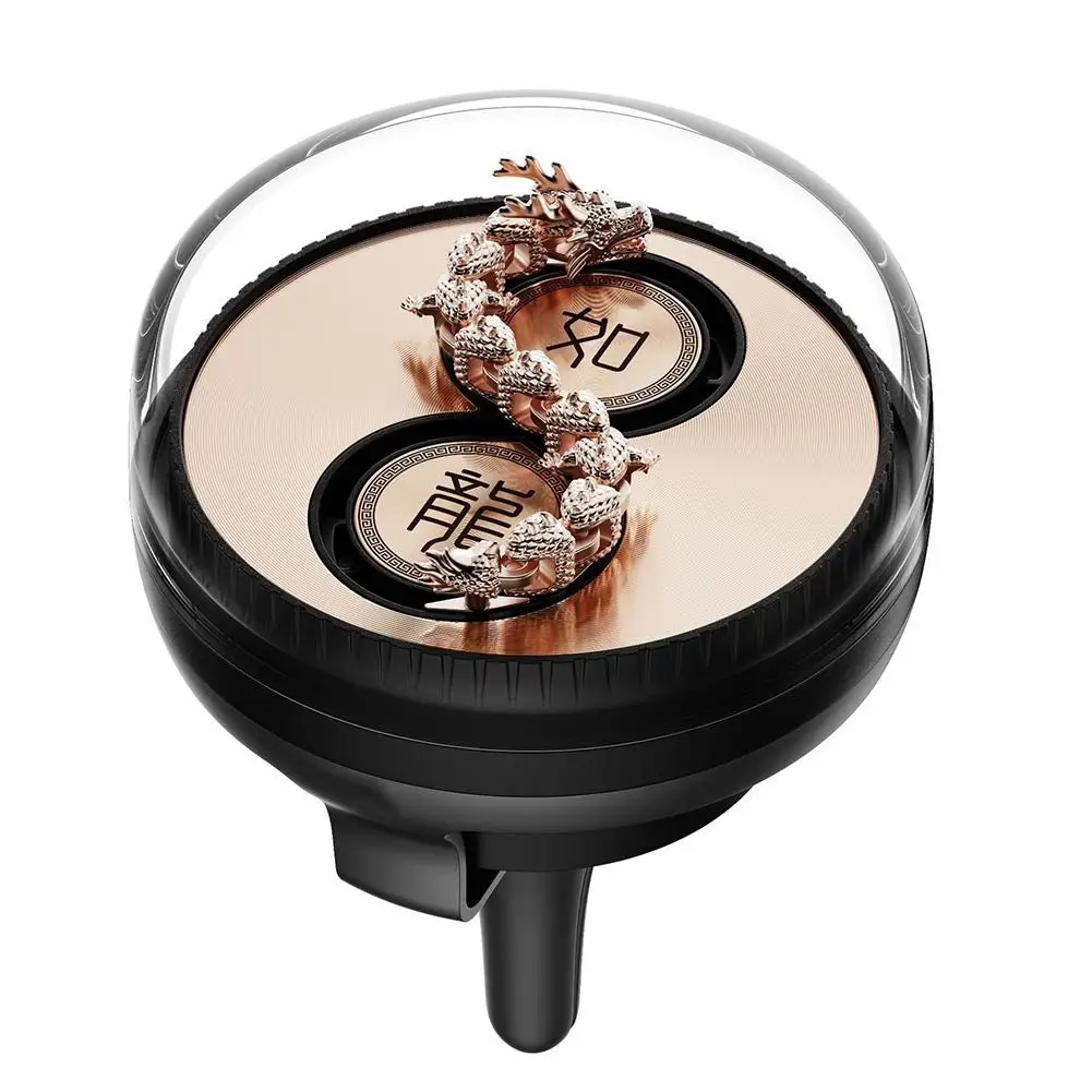 

Dragon Car Aromatherapy Diffuser Wind Powered 360 Adjustable Vent Clip Premium Scent Pads Essential Oil Rotating Decor for Home